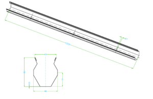 Support Tray for Pellet Conveyor Hoses