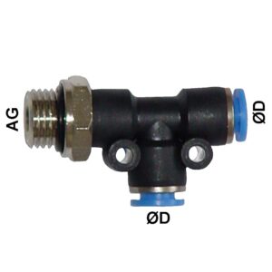 T-Connector with Side External Thread