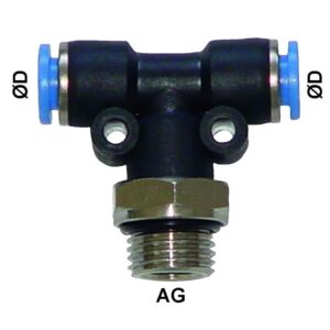 T-Connector with External Thread