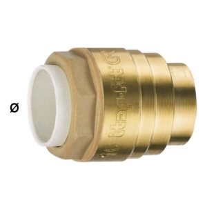 Brass End Plug with Quick Connector