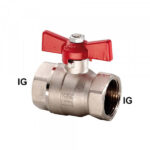 Ball Valve with Wing Handle 1/2″, Internal Thread