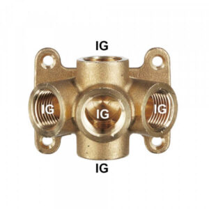 Wall-Mounted Air Manifold, G1/2, 5 connections