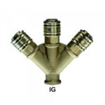 3 Way Air Splitter Manifold DN7.2 with Coupling Socket