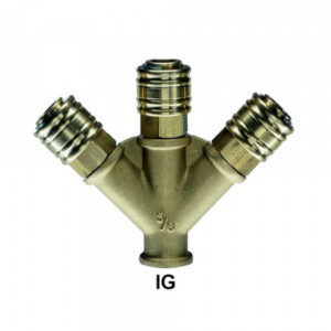 3 Way Air Splitter Manifold DN7.2 with Coupling Socket