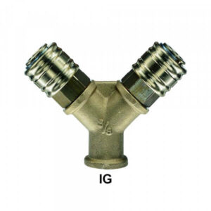 2 Way Air Splitter Manifold with Female Thread