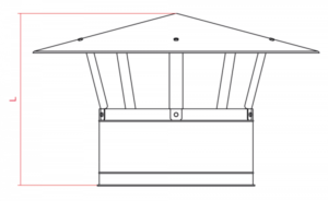 Galvanized Air Exhaust Chinese Hood